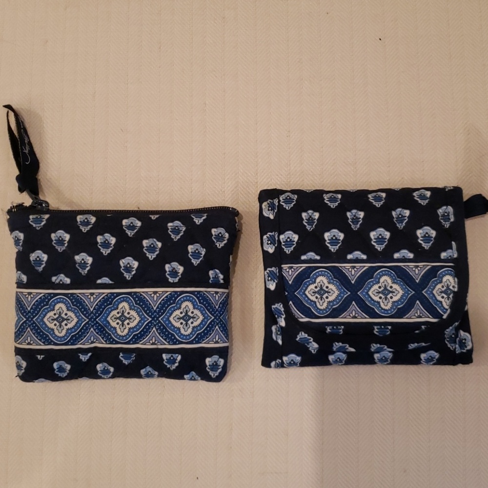 Vera Bradley coin purse and small wallet set